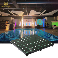 Piste de Danse LED Numérique Portable en Verre Trempé avec Télécommande, Piste de Danse Vidéo LED