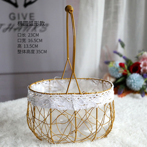 Wholesale Hand-woven Flower <b>Basket</b> Household Goods Fresh Natural Garden Rattan <b>Storage</b> Decoration - Product Image 3
