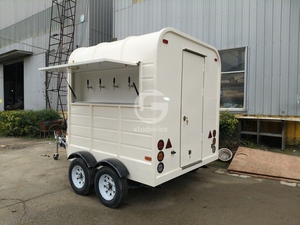 Концессионный открытый мобильный прицеп Профессиональный завод производитель пользовательских цветов Мобильный Бар лошадь прицеп для продажи - Product Image 3