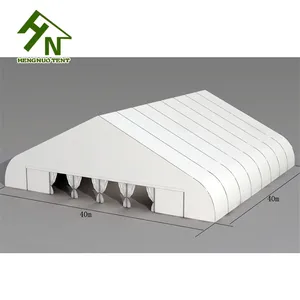 2020 Fire Proof 40 × 40メートルTFS Curve TentためTennis Court Football Sports Event Hall