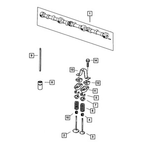 Árbol de levas 53010448AA para Jeep Grand Cherokee Wrangler 1999-2006, pieza de repuesto para transmisión automática - Product Image 4