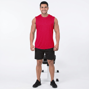 เสื้อกล้ามออกกำลังกายแขนกุดสำหรับผู้ชายแห้งเร็ว - Product Image 1