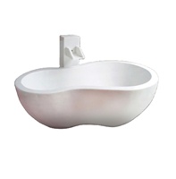Baignoire autoportante de luxe moderne en pierre massif, rectangulaire, finition mate, pour salle de bain et hôtel, taille et forme personnalisées, support OEM