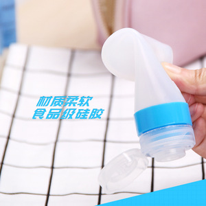 Botellas de Silicona para Viaje, 89 ml, Reutilizables, Juego Portátil con Etiquetas para Jabón, Champú, Loción, Acondicionador, Protector Solar - Product Image 3