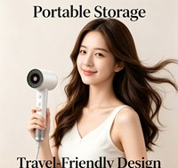 Sèche-cheveux électrique ionique haute vitesse pour la maison et l'hôtel, 5 modes d'utilisation, contrôle tactile intelligent, écran TFT, moteur BLDC, protection de sécurité