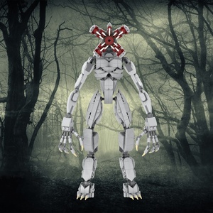 Juguetes de Halloween, <span class=keywords><strong>Stranger</strong></span> Things, <span class=keywords><strong>Demogorgon</strong></span>, Drácula, Mini Juguetes, Bloques de Construcción, Ladrillos, Juguetes Educativos, Juguetes Para Los Niños - Product Image 3