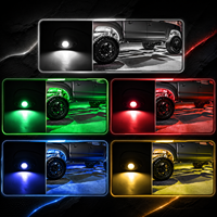 Luces LED para Roca, Resistentes al Polvo IP68, de Alta Luminosidad, Control Remoto por Aplicación, Suministro Directo de Fábrica para Camiones, ATV, UTV