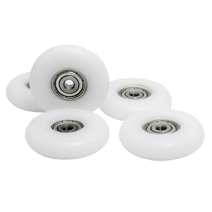 Rouleau POM robuste avec roulement 634ZZ BSR-4-35-7 4x35x7,5 mm Roue <span class=keywords><strong>de</strong></span> roulement ronde <span class=keywords><strong>pour</strong></span> systèmes <span class=keywords><strong>de</strong></span> portes coulissantes <span class=keywords><strong>de</strong></span> convoyeur - Product Image 6