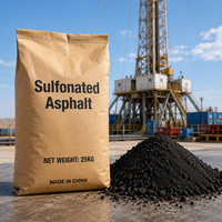 KOLANKY Produit chimique pour fluides de forage à base d'asphalte sulfoné, Réducteur de perte de fluide HTHP, Inhibiteur de shales, Additif lubrifiant pour puits pétrolifères