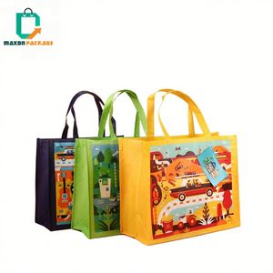 Bsci ถุงช้อปปิ้งแบบพกพาถุงผ้านอนวูฟเวนเป็นมิตรกับสิ่งแวดล้อมใช้ซ้ำได้ - Product Image 2