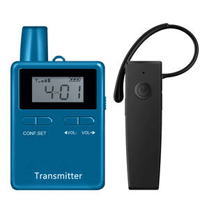 RC2468 Système de guide touristique sans fil Personnalisable Interprétation simultanée Casque Microphone Car Walkie Talkie avec écran IP - Product Image 2