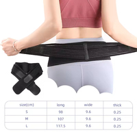Ceinture de soutien lombaire et sciatique réglable, durable, élastique et légère pour hommes et femmes, pour soulager les douleurs lombaires et sciatiques