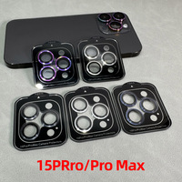 Film de protection d'objectif de téléphone portable en verre pour iPhone 11 12 13 14 15 pro max