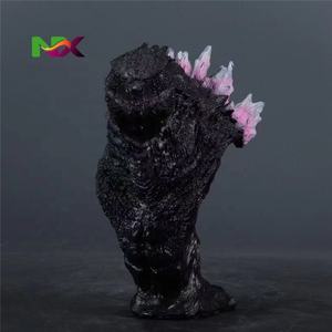 Statue de buste de Godzilla en trois formes, demi-corps, figurine de monstre de film, modèle de collection - Product Image 2