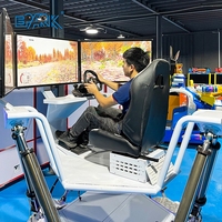 Simulateurs de jeux 3D VR, jeux de course automobile d'arcade, voiture VR, simulateur de mouvement 3DoF, machine d'arcade de réalité virtuelle