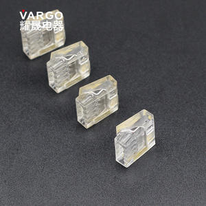 Bloc de bornes transparent Yaosheng à 4 trous YS-254, connecteur rapide enfichable pour câblage d'éclairage LED, matériau PBT, certifié CCC - Product Image 5