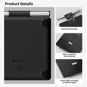 Vücut kompozisyonu uygulaması için Bluetooth vücut yağ ölçer WiFi banyo tartı için benzersiz 8 elektrikli dijital vücut analizörü - Product Image 3