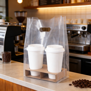 <span class=keywords><strong>Bolsa</strong></span> <span class=keywords><strong>de</strong></span> Plástico Desechable Personalizada al por Mayor para Llevar Café, Leche, <span class=keywords><strong>Té</strong></span>, Bebidas Calientes, <span class=keywords><strong>Reutilizable</strong></span> para Refrescos, Impresión <span class=keywords><strong>de</strong></span> Logotipo - Product Image 3