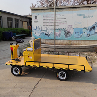 Camion plat électrique à quatre roues, appareil personnalisé à quatre roues, usages multiples et multiples, pour nourrissage de la ferme