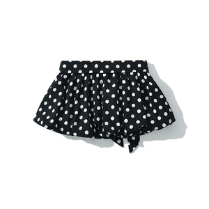 Abbigliamento donna HanOu 2025 nuova moda a pois Culottes Retro vita alta <span class=keywords><strong>eleganti</strong></span> Mini Shorts donna - Product Image 2