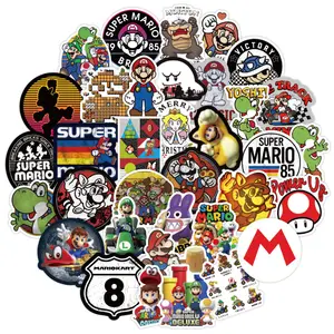 50 Pack Cartoon Laptop Vinyl Graffiti Voor Auto Ipad Studenten Notebook Bagage Skateboard Decal Water Fles Stickers Super Mario