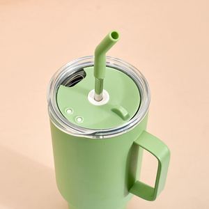 <b>Hot</b> Selling New Version 5.0 40 oz Stainless Steel Vacuum Insulated Tumbler Car Heat Resistant Water Cup <b>Drinks</b> with Handle - Product Image 3