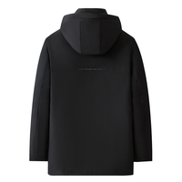 Veste d'hiver personnalisable avec logo, doublure intérieure en graphène, épaisse et chaude, avec 90% de duvet de canard blanc et capuche