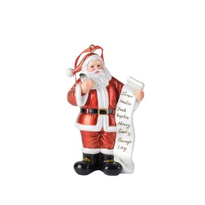 Vendita calda decorazione personalizzata dell'albero <span class=keywords><strong>di</strong></span> natale in resina artigianato <span class=keywords><strong>di</strong></span> Babbo Natale ornamenti decorazione della casa con motivo pittorico - Product Image 6