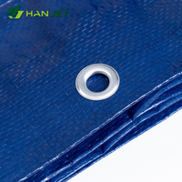 Rouleau de tissu bâche PE enduit Hanjet, résistant au rétrécissement, écologique, OEM ODM pour bâche de camion