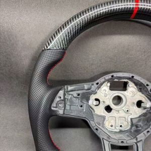 Volant <span class=keywords><strong>sport</strong></span> en fibre de carbone pour <span class=keywords><strong>Golf</strong></span> <span class=keywords><strong>6</strong></span> GTI MK7 MK6 MK5 MK4 GTS GTI <span class=keywords><strong>GTD</strong></span>, possibilité de moderniser le modèle ancien vers le nouveau - Product Image 3