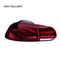 Feux arrière de voiture pour Volkswagen Golf 6, ensemble de feux arrière GLOF 6 GTI, clignotants LED dynamiques modifiés