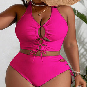 Traje de Baño Personalizado con Estampado Simple, Estilo Bikini, Popular en Verano, para Mujer, Ropa de Playa para Adultos - Product Image 3