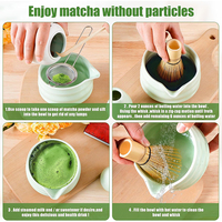 Fournisseur de l'usine de gélification Fouet Chasen en bambou Kit d'accessoires pour le thé Matcha à faible quantité minimale de commande Emballage personnalisable