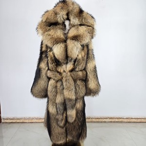 Cappotti Invernali Caldi in Vera Pelliccia di Volpe da Donna HX8808 Capispalla di Alta Qualità Soprabito in Pelliccia Autentica - Product Image 1
