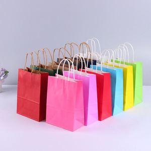 Bolsas de Papel Kraft Ecológicas, Biodegradables y Reciclables al por Mayor, con Base Cuadrada y Asa, Logotipo Personalizado, Importadas - Product Image 2