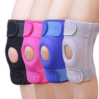 Genouillère ajustable en néoprène pour le sport et la gym, avec coussinets rotuliens, stabilisateurs pour l'arthrite et la douleur, protection professionnelle