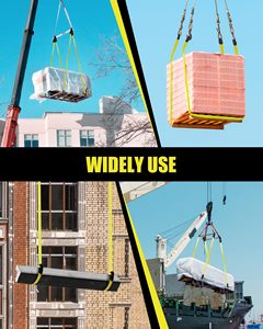 뜨거운 판매 1 톤 리프팅 용량 웨빙 직조 슬링 2 톤 이중 플랫 웨빙 3mt 6m 웹 슬링 - Product Image 6