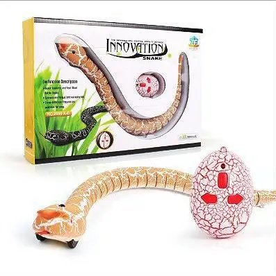 Remote Control Electric Snake Egg Rattlesnake For Kids Toys