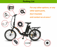 Kit de conversion de vélo électrique Funkywheel 36V 250W LCD pour roue arrière 16-29 pouces 700C pour vélo et vélo électrique