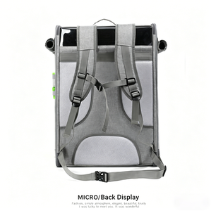 <span class=keywords><strong>Borsa</strong></span> Trasportino Multifunzionale Traspirante con Ruote per Conigli, Pappagalli e Uccelli di Piccola Taglia, per Uso Esterno, Grande - Product Image 2