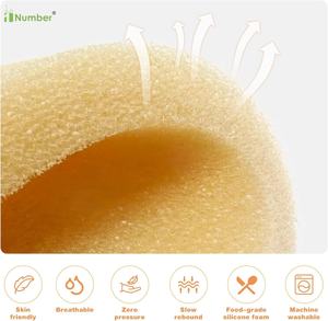 Juego de Ropa de Cama Decorativa para el Hogar al por Mayor, Almohada de Espuma Viscoelástica para Bebés con Soporte para el Cuello, Protección para la Cabeza, Ideal para Viajes - Product Image 2