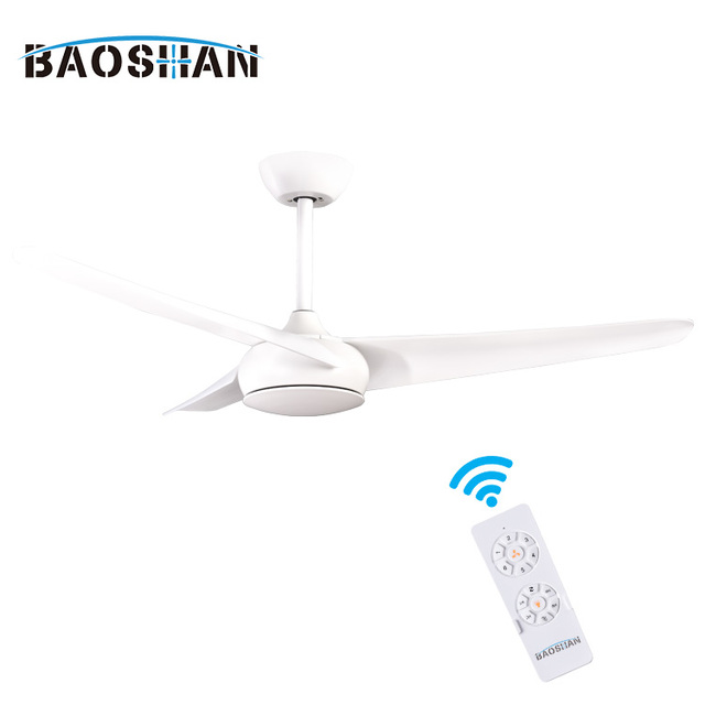 Factory Direct Sale Mute Design Metal Bldc Motor 3 Blades Modern Remote Control Electric Ceiling Fan for Household & Hotel Use