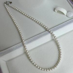 Collier classique en perles d'eau douce souriantes, accessoire polyvalent plaqué or 14 carats avec une personnalité naturelle et unique - Product Image 4