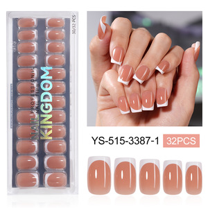 <span class=keywords><strong>Faux</strong></span> <span class=keywords><strong>ongles</strong></span> à presser French Manucure courts forme amande nude, kit de 32 pièces avec <span class=keywords><strong>colle</strong></span> gelée et lime à <span class=keywords><strong>ongles</strong></span> pour femmes, usage quotidien et soirées - Product Image 5