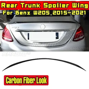 Alerón Trasero para Maletero, Kit de Carrocería para Mercedes Benz Clase C Sedán 4 Puertas W205 C180 C200 C260 C300 C63 C43 2015-2021, Pieza Exterior - Product Image 1
