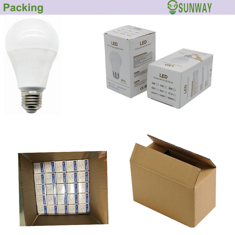 110lm/w E27 B22 3w 5w 7w 9w 12w 15w 18w led globe bulb bombillos AC85-265V DC12V 3000K 4000K 6000K 7000K