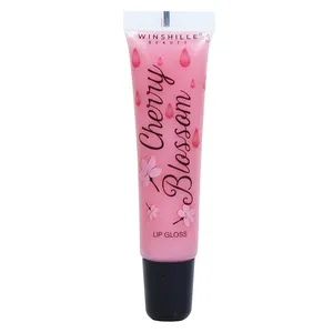 Lip gloss warna nude populer, kosmetik lip gloss label pribadi warna baru