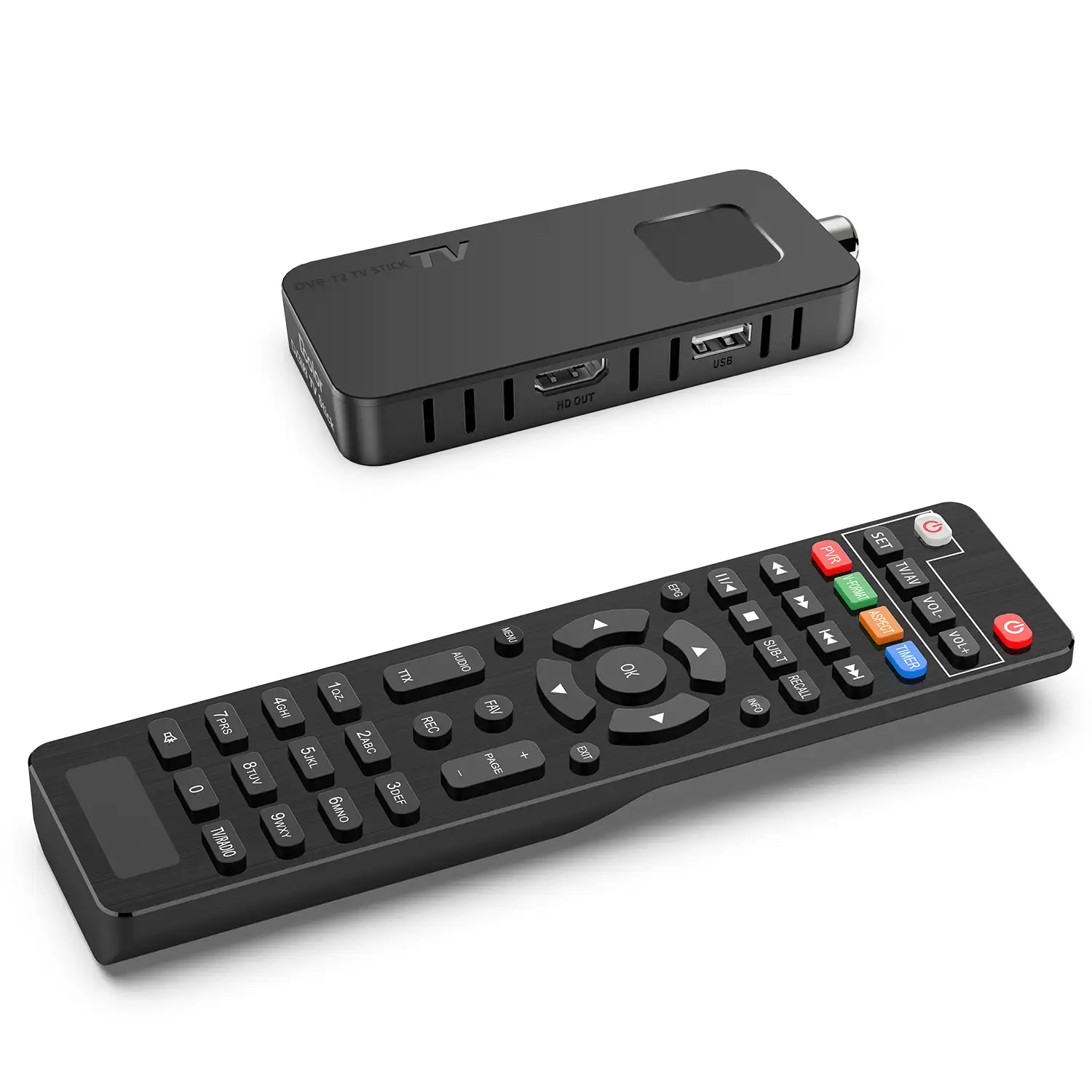 HD CÁP HEVC H.265 DVB T2 Kỹ Thuật Số Internet Tv DVB-C Để Set Top Box Giải Mã HEVC DVB T2 Mini Stick