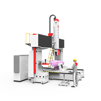 Mini fraiseuse en acier cnc 5 axes, machine en métal 5 axes aluminium