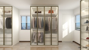 Planes exclusivos de diseño de <span class=keywords><strong>vestidor</strong></span>, <span class=keywords><strong>pequeño</strong></span> <span class=keywords><strong>vestidor</strong></span> personalizado para almacenamiento de ropa - Product Image 2